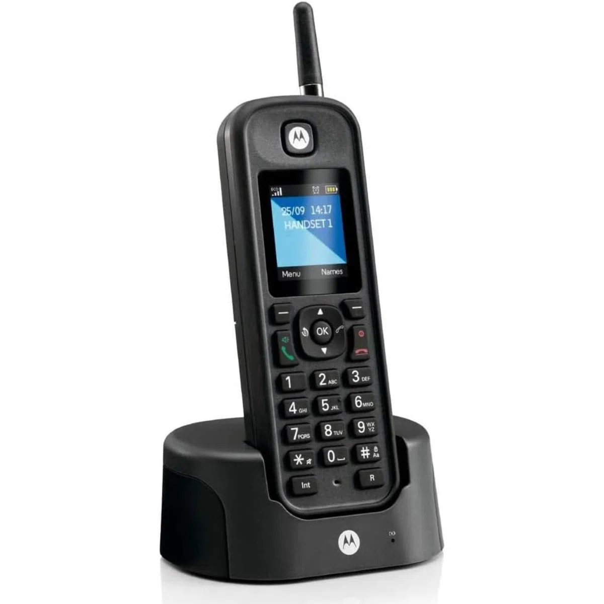 Motorola O201 Téléphone DECT Identification de l'appelant Noir